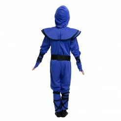 Spooktacular Creations Striking Blue Ninja Costume Cosplay Role Play- Child