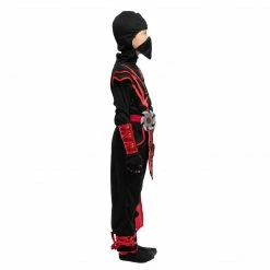 Spooktacular Creations Red Ninja Costume Cosplay- Child Child Costumes