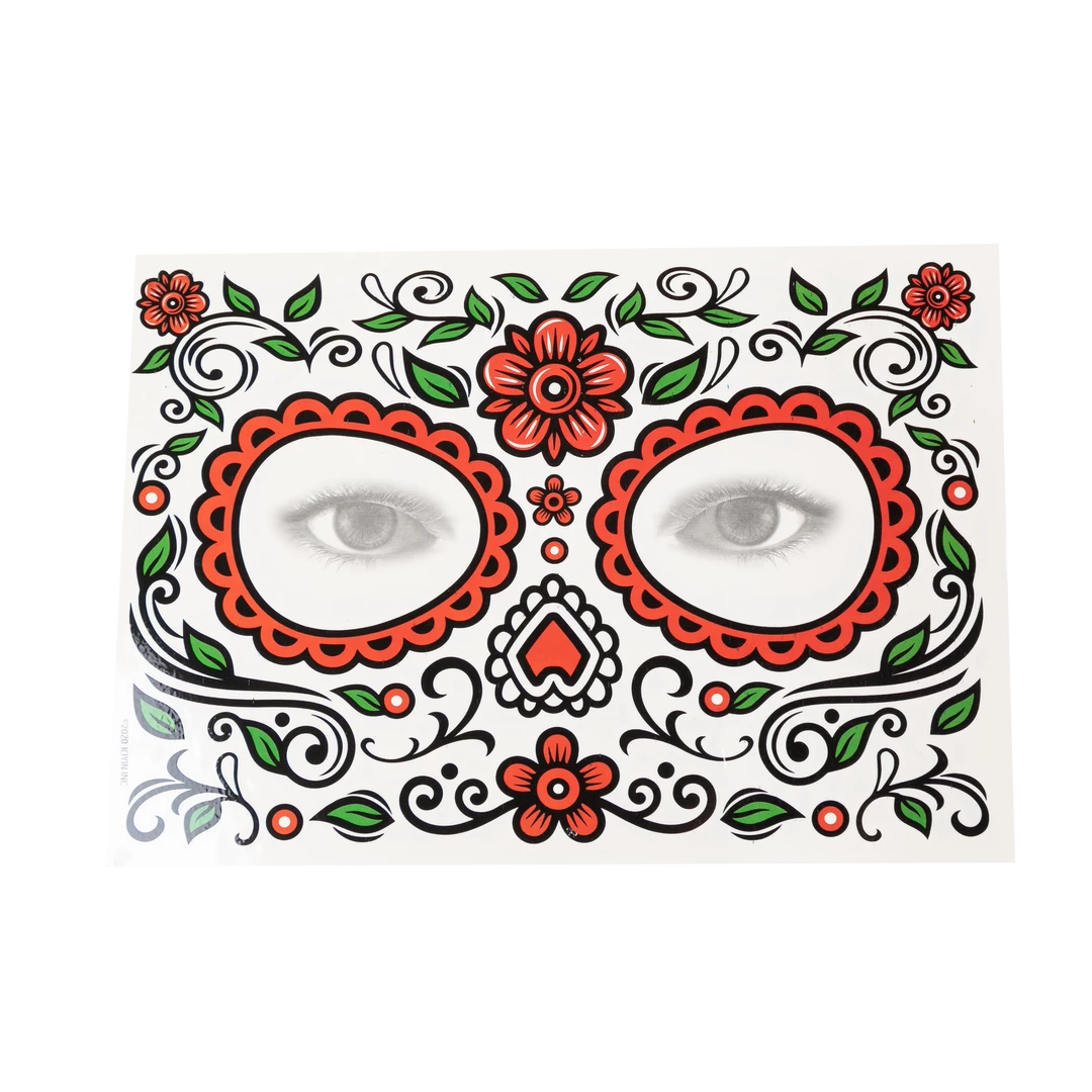 Spooktacular Creations Day Of The Dead Cosplay - Headband With Rose And Veil, Face Tattoo 8 Spooktacular Creations Day Of The Dead Cosplay - Headband With Rose And Veil, Face Tattoo