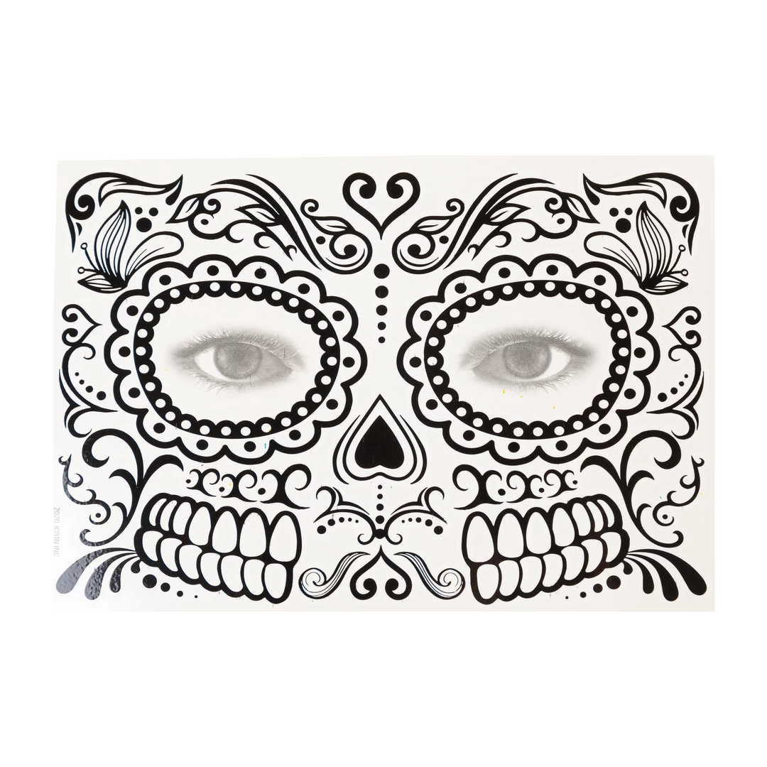 Spooktacular Creations Day Of The Dead Cosplay - Headband With Rose And Veil, Face Tattoo 7 Spooktacular Creations Day Of The Dead Cosplay - Headband With Rose And Veil, Face Tattoo