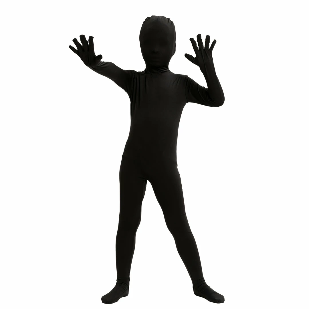 Spooktacular Creations Black Second Skin Costume Cosplay - Child Scary Costumes 3 Spooktacular Creations Black Second Skin Costume Cosplay - Child Scary Costumes