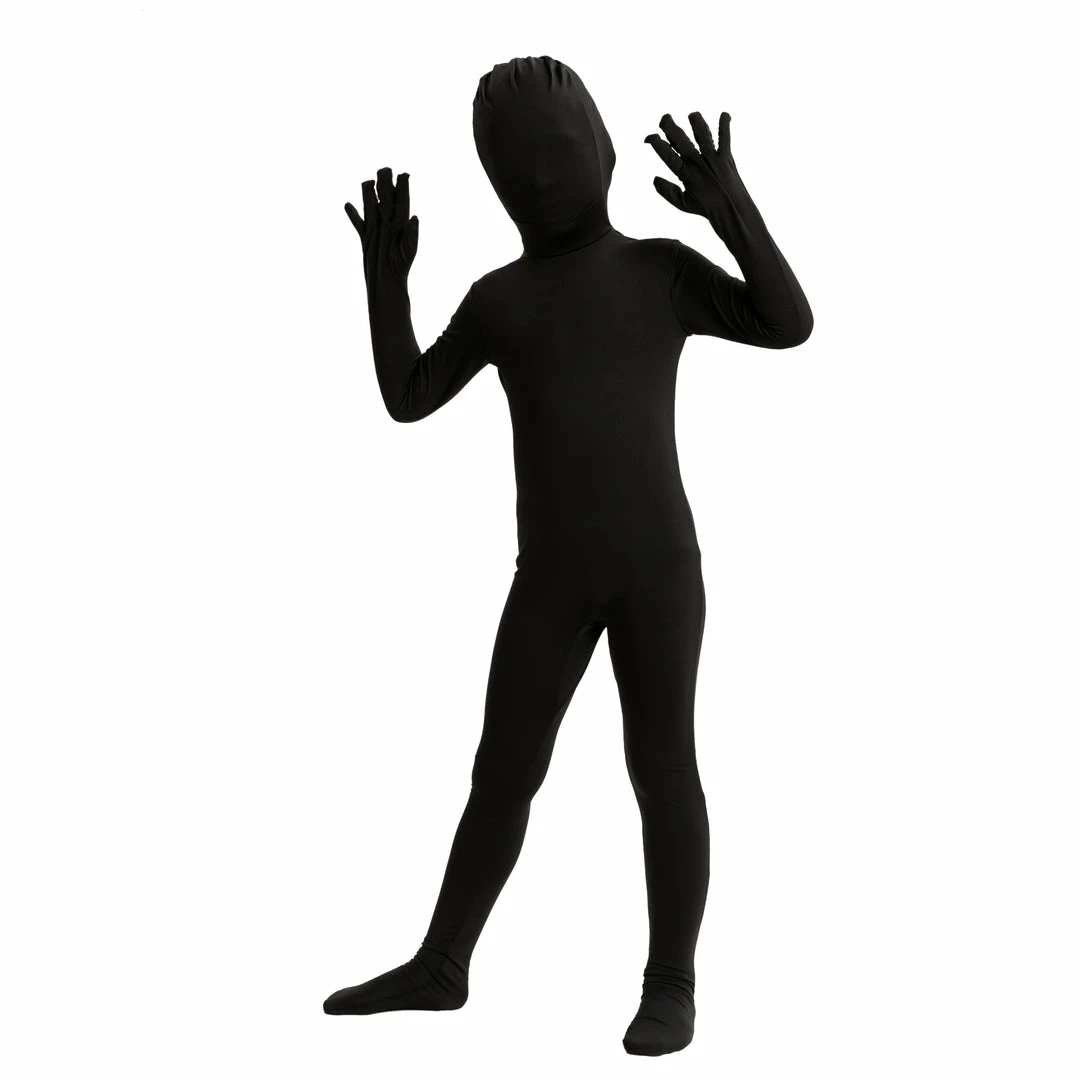 Spooktacular Creations Black Second Skin Costume Cosplay - Child Scary Costumes 4 Spooktacular Creations Black Second Skin Costume Cosplay - Child Scary Costumes