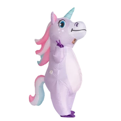 Spooktacular Creations Inflatable Purple Rainbow Unicorn Costume