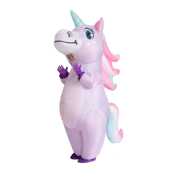 Spooktacular Creations Inflatable Purple Rainbow Unicorn Costume