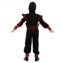 Spooktacular Creations Classic Costumes Spooktacular Creation Glow In The Dark Unisex Red Ninja Light Up Costume