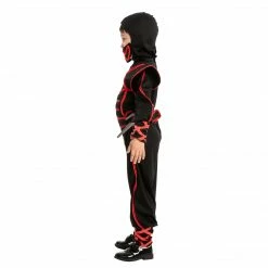 Spooktacular Creations Classic Costumes Spooktacular Creation Glow In The Dark Unisex Red Ninja Light Up Costume