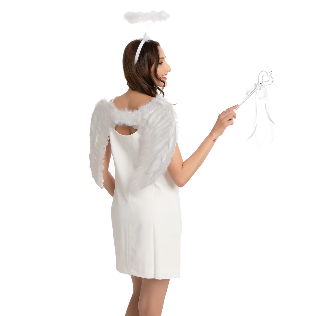 Spooktacular Creations Adult Costumes White Angel Cosplay Accessories 5 Spooktacular Creations Adult Costumes White Angel Cosplay Accessories