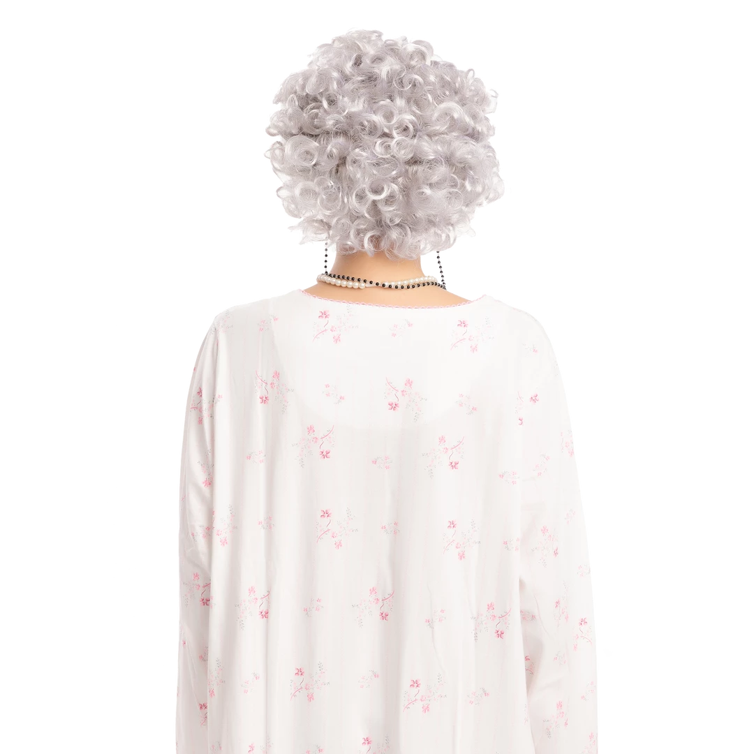 Spooktacular Creations Wigs Female Curly Granny Wig For Cosplay 7 Spooktacular Creations Wigs Female Curly Granny Wig For Cosplay