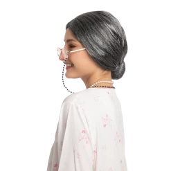 Spooktacular Creations Straight Granny Wig Cosplay Kit Accessories Wigs