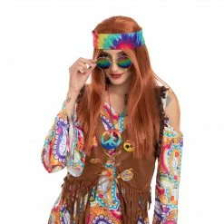 Spooktacular Creations Wigs Hippie Wig Cosplay Accessaries - Adult