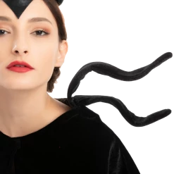 Spooktacular Creations Props Black Queen Cosplay Accessories With Headband & Shawl 11 Spooktacular Creations Props Black Queen Cosplay Accessories With Headband & Shawl