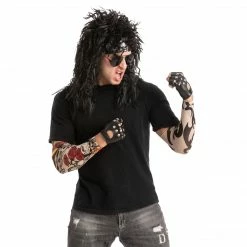 Spooktacular Creations Adult Costumes Rocker Wig Set Role Play Cosplay Kit - Adult
