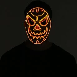 Spooktacular Creations LED Mask Scary Pumpkin Cosplay - Adult Masks