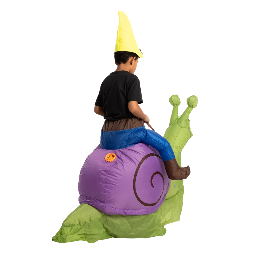 Spooktacular Creations Adult Costumes Gnome Ride-On Snail Inflatable Costume 8 Spooktacular Creations Adult Costumes Gnome Ride-On Snail Inflatable Costume