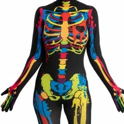Spooktacular Creations Skin-tight Colorful Skeleton Costume - Adult Skeleton/ Day Of The Dead 11 Spooktacular Creations Skin-tight Colorful Skeleton Costume - Adult Skeleton/ Day Of The Dead