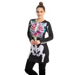 Spooktacular Creations Skeleton/ Day Of The Dead Women Skeleton Dress Costume Cosplay - Adult 9 Spooktacular Creations Skeleton/ Day Of The Dead Women Skeleton Dress Costume Cosplay - Adult