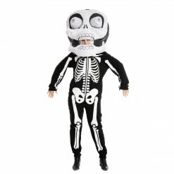 Spooktacular Creations Bobble Head Skeleton Inflatable Costume - Adult