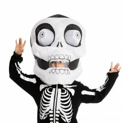 Spooktacular Creations Bobble Head Skeleton Inflatable Costume - Adult