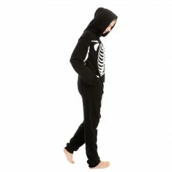 Spooktacular Creations Skeleton Plush Pajamas Onesie - Adult Skeleton/ Day Of The Dead 13 Spooktacular Creations Skeleton Plush Pajamas Onesie - Adult Skeleton/ Day Of The Dead