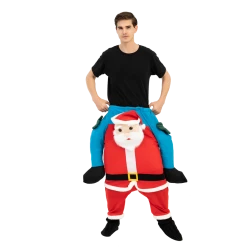 Spooktacular Creations Santa Piggyback Costume - Adults Adult Costumes