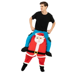 Spooktacular Creations Santa Piggyback Costume - Adults Adult Costumes