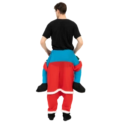 Spooktacular Creations Santa Piggyback Costume - Adults Adult Costumes