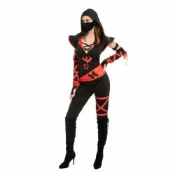 Spooktacular Creations Classic Costumes Women Ninja Long Pants Costume Cosplay