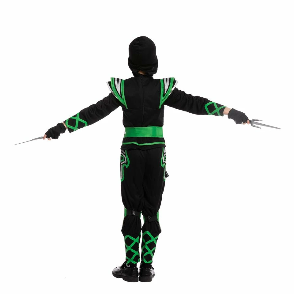 Spooktacular Creations Green Ninja Costume For Role Play Cosplay- Child Classic Costumes 4 Spooktacular Creations Green Ninja Costume For Role Play Cosplay- Child Classic Costumes