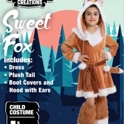 Spooktacular Creations Sweet Fox Costume Role Play Cosplay - Child Animal Costumes