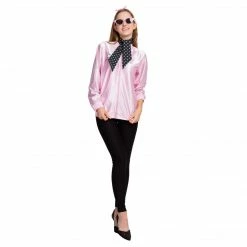 Spooktacular Creations 50s Pink Coat Cosplay Costume- Women Adult Costumes