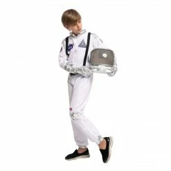 Spooktacular Creations White Astronaut Costume Role Play Cosplay - Child
