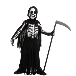 Spooktacular Creations Grim Reaper Skeleton Costume For Boys Cosplay