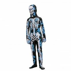 Spooktacular Creations Lightning Second Skin Skeleton Costume Cosplay- Child Child Costumes