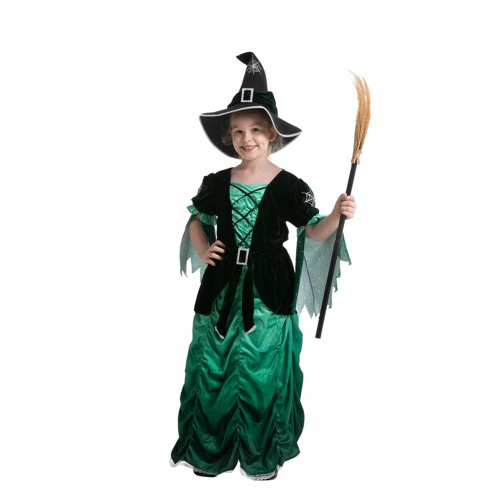 Spooktacular Creations Wicked Green Witch Costume Cosplay - Child 12 Spooktacular Creations Wicked Green Witch Costume Cosplay - Child