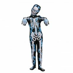 Spooktacular Creations Lightning Second Skin Skeleton Costume Cosplay- Child Child Costumes