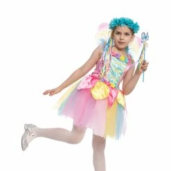 Spooktacular Creations Colorful Fairy Costume For Role Play Cosplay- Child Classic Costumes