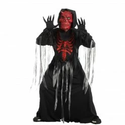 Spooktacular Creations Red Skull Reaper Costume For Boys Cosplay - Child Child Costumes