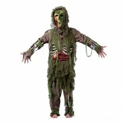Spooktacular Creations Green Swamp Zombie Costume For Role Play Cosplay- Child