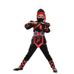 Spooktacular Creations Red Ninja Costume For Girls Cosplay - Child Child Costumes