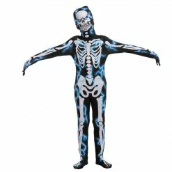 Spooktacular Creations Lightning Second Skin Skeleton Costume Cosplay- Child Child Costumes