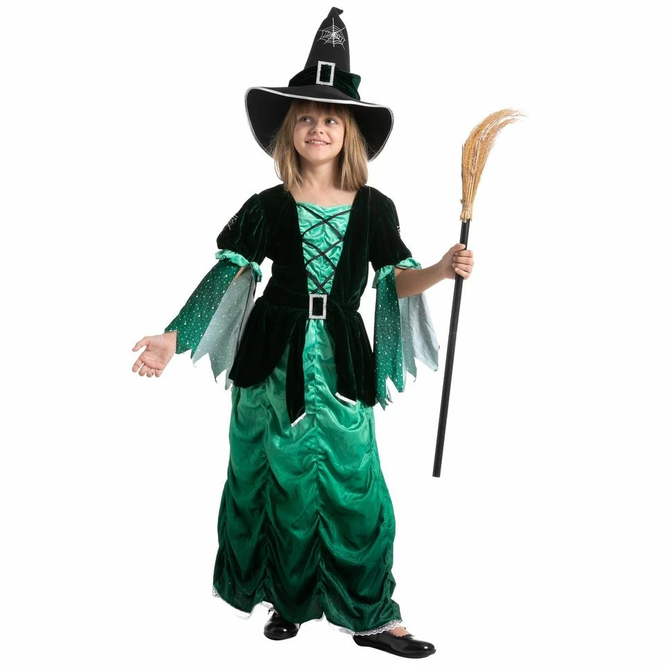 Spooktacular Creations Wicked Green Witch Costume Cosplay - Child 13 Spooktacular Creations Wicked Green Witch Costume Cosplay - Child