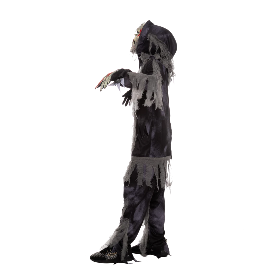 Spooktacular Creations Scary Costumes Horror Black Zombie Costume Cosplay - Child 7 Spooktacular Creations Scary Costumes Horror Black Zombie Costume Cosplay - Child