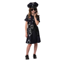 Spooktacular Creations Girls Police Costume For Role Play Cosplay