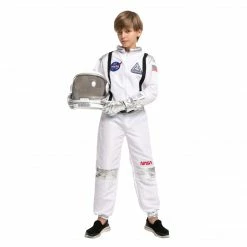 Spooktacular Creations White Astronaut Costume Role Play Cosplay - Child