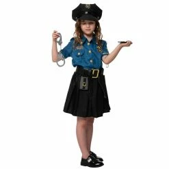 Spooktacular Creations Girls Police Costume For Role Play Cosplay