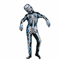 Spooktacular Creations Lightning Second Skin Skeleton Costume Cosplay- Child Child Costumes