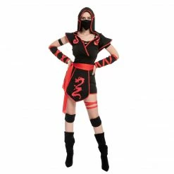 Spooktacular Creations Adult Costumes Women's Ninja Short Pants Costume Role Play Cosplay