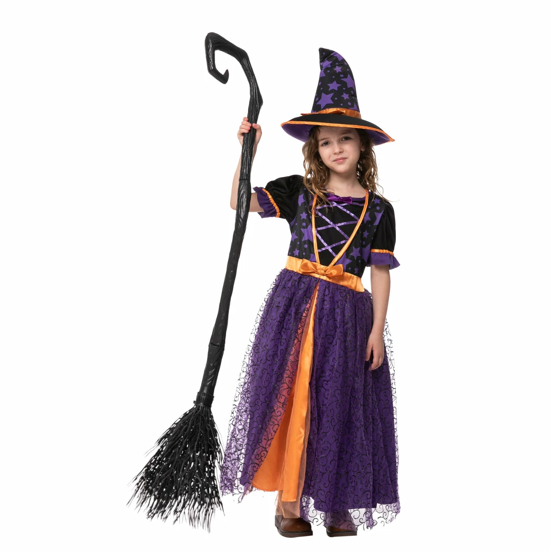 Spooktacular Creations Classic Costumes Purple LED Witch Costume Cosplay - Child 5 Spooktacular Creations Classic Costumes Purple LED Witch Costume Cosplay - Child