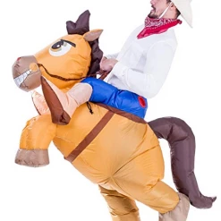 Spooktacular Creations Inflatable Ride-On Cowboy Costume - Adult Adult Costumes