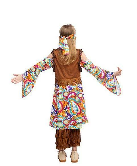 Spooktacular Creations Girl Hippie Cosplay Costume - Child 6 Spooktacular Creations Girl Hippie Cosplay Costume - Child